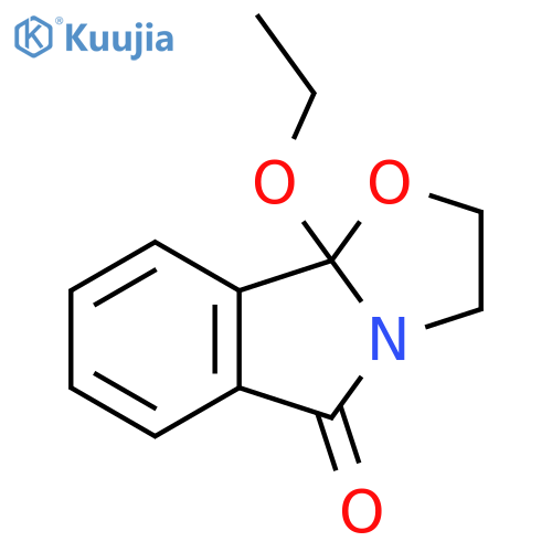Oxazolo[2,3-a]isoindol-5(9bH)-one,9b-ethoxy-2,3-dihydro- structure