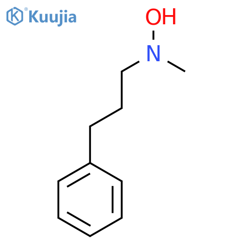 N-methyl-N-(3-phenylpropyl)hydroxylamine structure