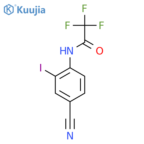 N-(4-Cyano-2-iodophenyl)-2,2,2-trifluoroacetamide structure