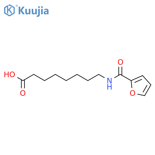Octanoic acid, 8-[(2-furanylcarbonyl)amino]- structure