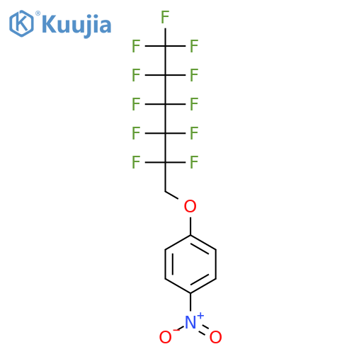 Benzene, 1-nitro-4-[(2,2,3,3,4,4,5,5,6,6,6-undecafluorohexyl)oxy]- structure