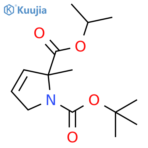 1H-Pyrrole-1,2-dicarboxylic acid, 2,5-dihydro-2-methyl-,1-(1,1-dimethylethyl) 2-(1-methylethyl) ester structure