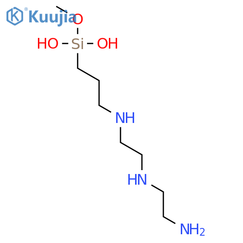 2-Oxa-7,10-diaza-3-siladodecane-3,3-diol, 12-amino- structure