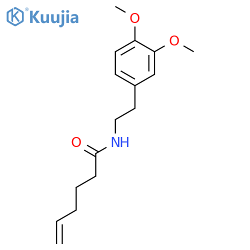 5-Hexenamide, N-[2-(3,4-dimethoxyphenyl)ethyl]- structure