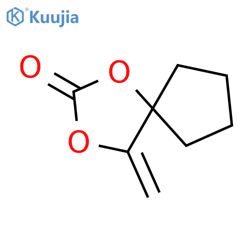 1,3-Dioxaspiro[4.4]nonan-2-one, 4-methylene- structure