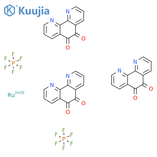 Tris(1,10-phenanthroline-5,6-dione)ruthenium(II) bis(hexafluorophosphate) structure