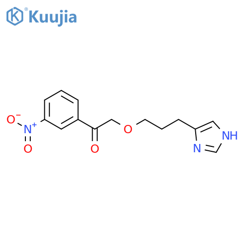 Ethanone, 2-[3-(1H-imidazol-4-yl)propoxy]-1-(3-nitrophenyl)- structure