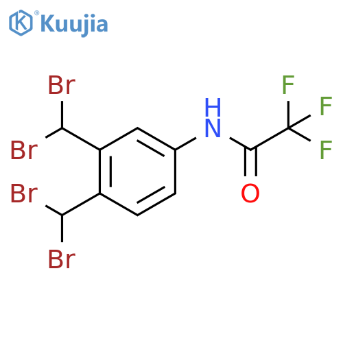 Acetamide, N-[3,4-bis(dibromomethyl)phenyl]-2,2,2-trifluoro- structure