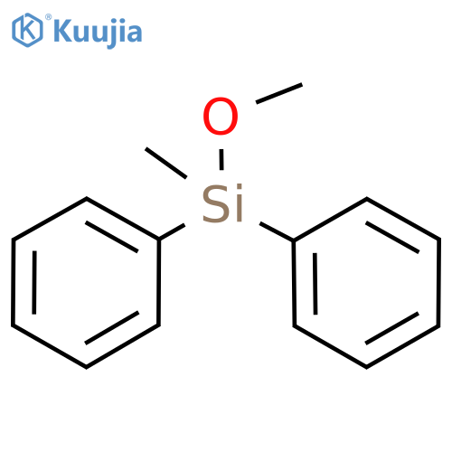 Silane, methoxymethyldiphenyl- structure