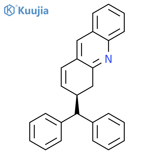 ACRIDINE, 3-(DIPHENYLMETHYL)-3,4-DIHYDRO-, (R)- structure
