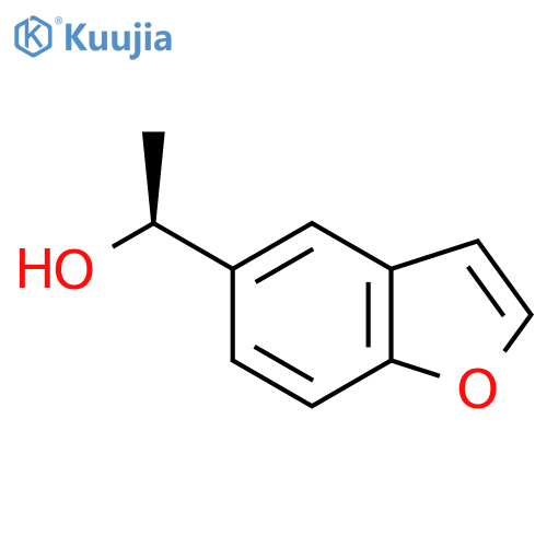 (1S)-1-(1-benzofuran-5-yl)ethan-1-ol structure