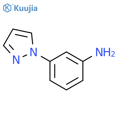 3-(1H-Pyrazol-1-yl)aniline structure