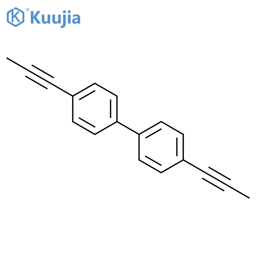 1,1'-Biphenyl, 4,4'-di-1-propynyl- structure