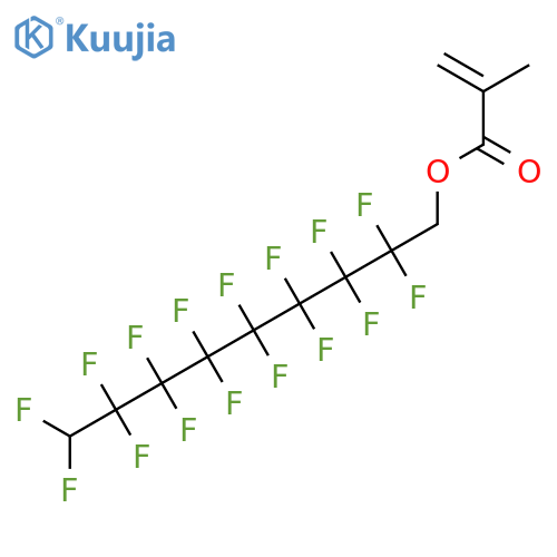 2-Propenoic acid,2-methyl-, 2,2,3,3,4,4,5,5,6,6,7,7,8,8,9,9-hexadecafluorononyl ester structure