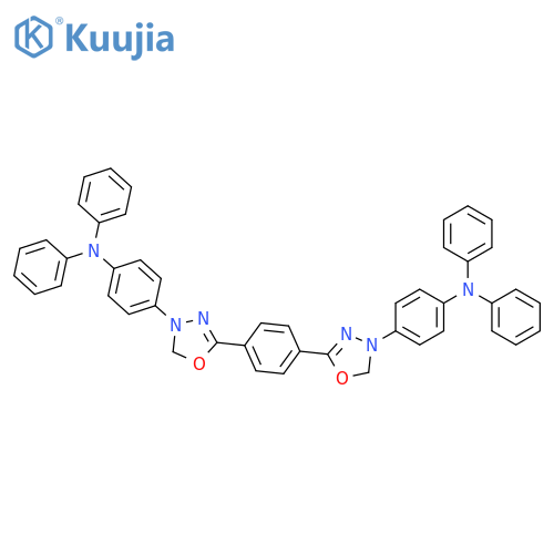 Benzenamine,4,4'-[1,3-phenylenebis(1,3,4-oxadiazole-5,2-diyl)]bis[N,N-diphenyl- structure