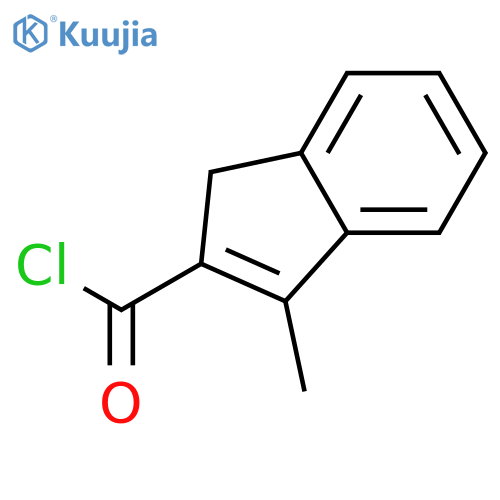 1H-Indene-2-carbonylchloride, 3-methyl- structure
