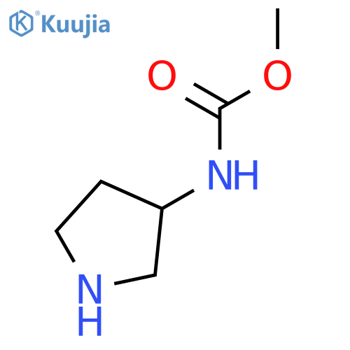 methyl N-(pyrrolidin-3-yl)carbamate structure
