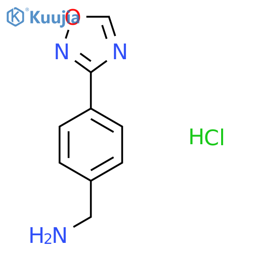 (4-(1,2,4-Oxadiazol-3-yl)phenyl)methanamine hydrochloride structure