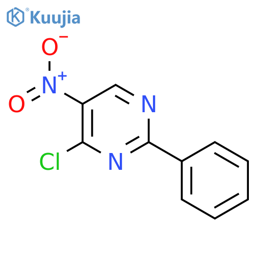 4-Chloro-5-nitro-2-phenylpyrimidine structure