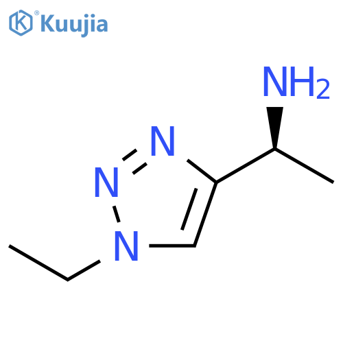 1H-1,2,3-Triazole-4-methanamine, 1-ethyl-α-methyl-, (αS)- structure