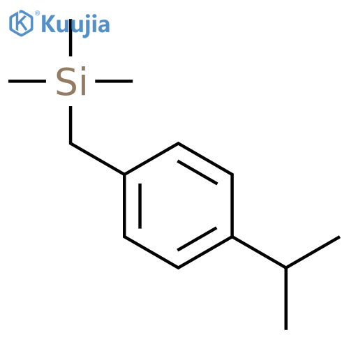Silane, trimethyl[[4-(1-methylethyl)phenyl]methyl]- structure