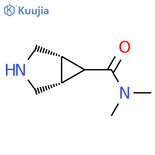 (1R,5S,6R)-N,N-dimethyl-3-azabicyclo[3.1.0]hexane-6-carboxamide structure