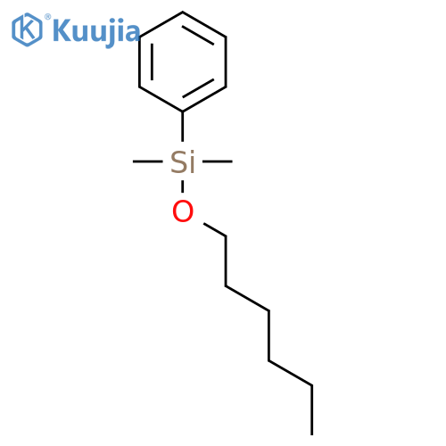 Silane, (hexyloxy)dimethylphenyl- structure