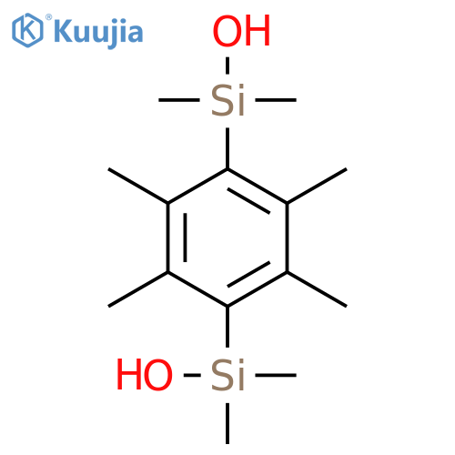 Silanol, (2,3,5,6-tetramethyl-1,4-phenylene)bis[dimethyl- structure