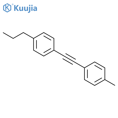 Benzene,1-[2-(4-methylphenyl)ethynyl]-4-propyl- structure