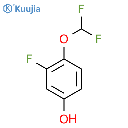 4-(Difluoromethoxy)-3-fluorophenol structure