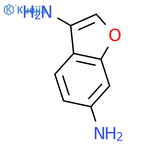 3,6-Benzofurandiamine structure