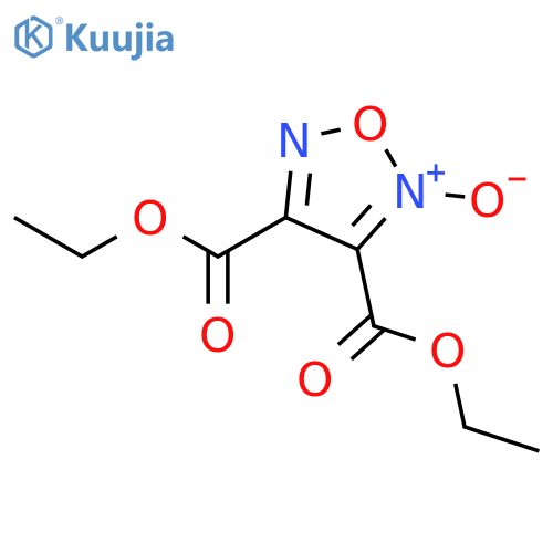 2-Oxy-furazan-3,4-dicarboxylic Acid Diethyl Ester structure