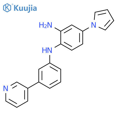 N-(3-(3-Pyridyl)phenyl)-2-amino-4-(1-pyrrolyl)aniline structure