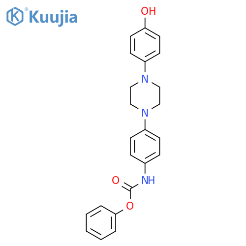 4-4-(4-Hydroxyphenyl)-1-piperazinylphenylcarbamic Acid Phenyl Ester structure