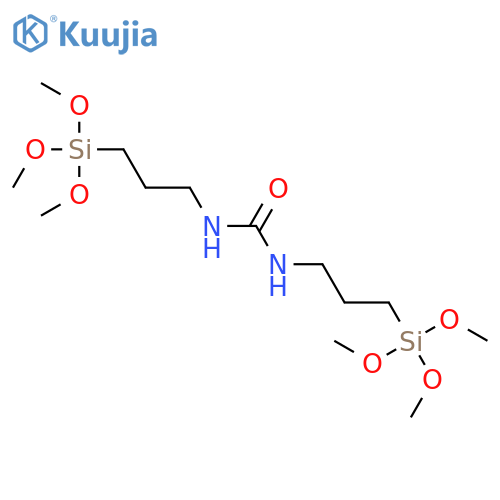 Urea, N,N'-bis[3-(trimethoxysilyl)propyl]- structure