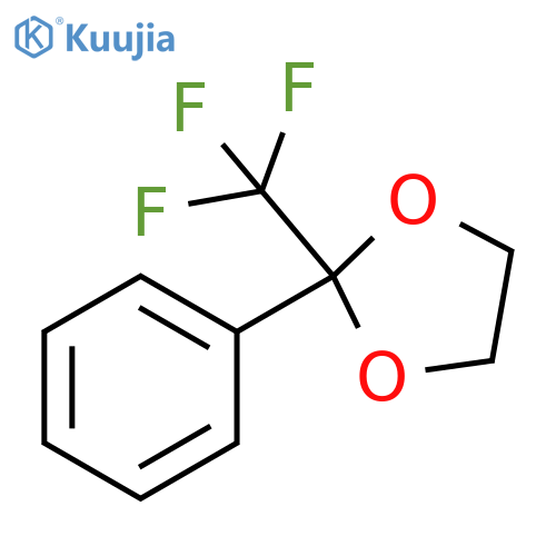 1,3-Dioxolane, 2-phenyl-2-(trifluoromethyl)- structure