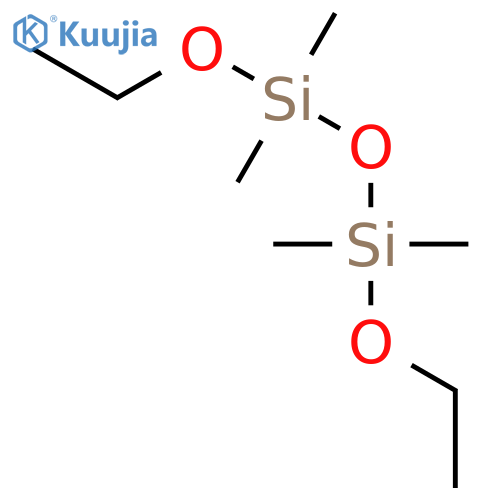 1,3-Diethoxy-1,1,3,3-tetramethyldisiloxane structure