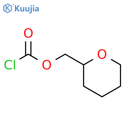Carbonochloridic acid, (tetrahydro-2H-pyran-2-yl)methyl ester structure