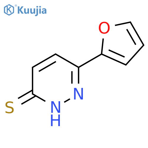 6-(furan-2-yl)pyridazine-3-thiol structure
