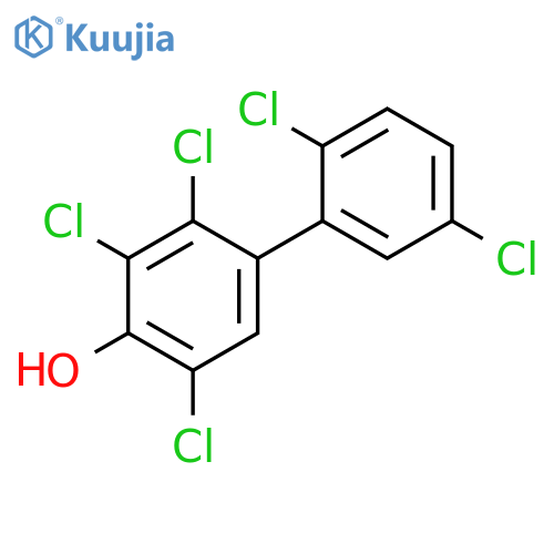 [1,1'-Biphenyl]-4-ol, 2,2',3,5,5'-pentachloro- structure