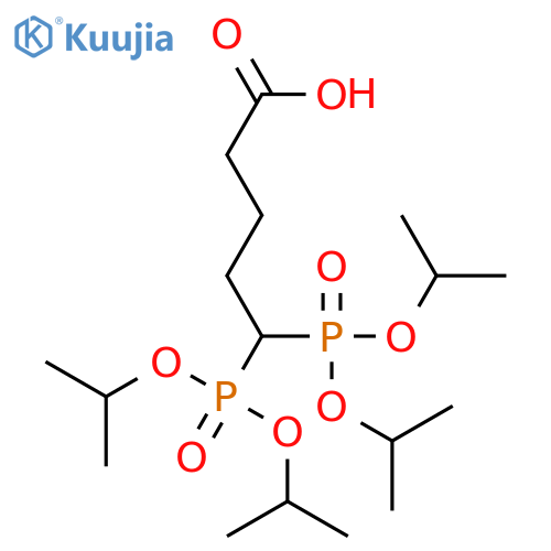 Pentanoic acid, 5,5-bis[bis(1-methylethoxy)phosphinyl]- structure