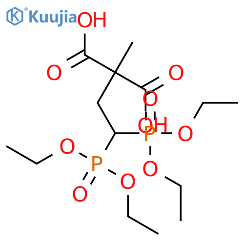 Propanedioic acid, [2,2-bis(diethoxyphosphinyl)ethyl]methyl- structure