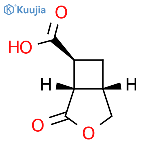 3-Oxabicyclo[3.2.0]heptane-6-carboxylicacid, 4-oxo-, (1R,5R,6R)-rel- structure