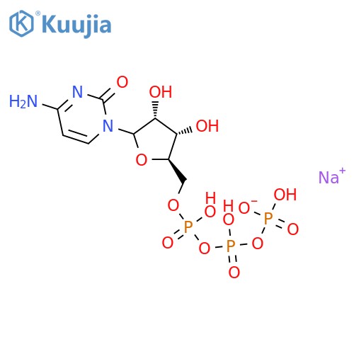 Cytidine-5'-triphosphoric acid disodium salt structure