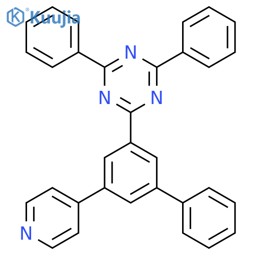 1,3,5-Triazine, 2,4-diphenyl-6-[5-(4-pyridinyl)[1,1'-biphenyl]-3-yl]- structure