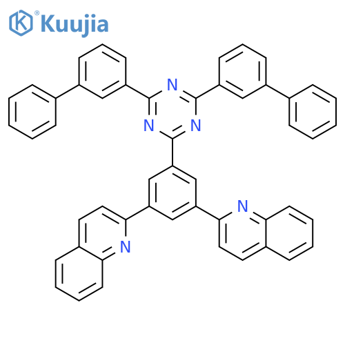 Quinoline, 2,2'-[5-[4,6-bis([1,1'-biphenyl]-3-yl)-1,3,5-triazin-2-yl]-1,3-phenylene]bis- structure
