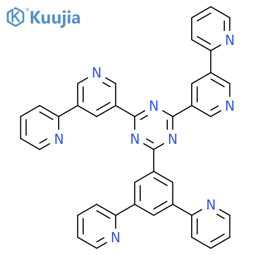 1,3,5-Triazine, 2,4-bis([2,3'-bipyridin]-5'-yl)-6-(3,5-di-2-pyridinylphenyl)- structure