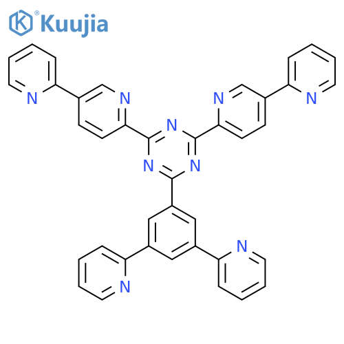 1,3,5-Triazine, 2,4-bis([2,3'-bipyridin]-6'-yl)-6-(3,5-di-2-pyridinylphenyl)- structure