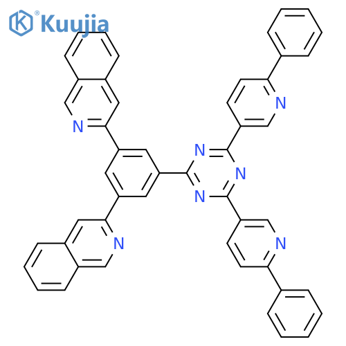Isoquinoline, 3,3'-[5-[4,6-bis(6-phenyl-3-pyridinyl)-1,3,5-triazin-2-yl]-1,3-phenylene]bis- structure