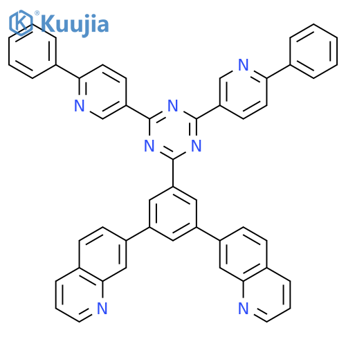 Quinoline, 7,7'-[5-[4,6-bis(6-phenyl-3-pyridinyl)-1,3,5-triazin-2-yl]-1,3-phenylene]bis- structure